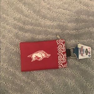 Arkansas Razorback keychain wallet